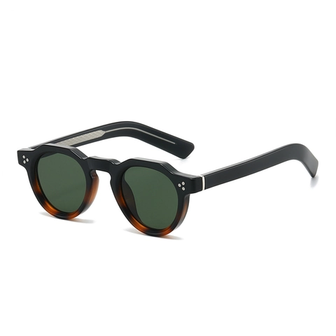 Retro Ronde Zonnebril Gepolariseerd UV400 Bescherming PC Montuur Vintage Geometrische Bril Voor Dames Heren Outdoor Mode