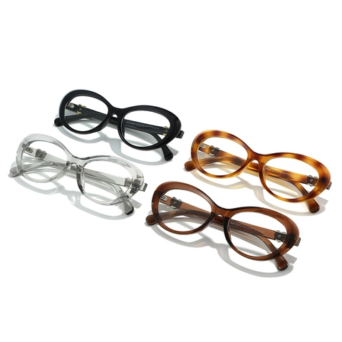 Montature Per Occhiali Da Gatta Da Donna TR90 Occhiali Anti Luce Blu Con Decoro A Cuore In Metallo Retro