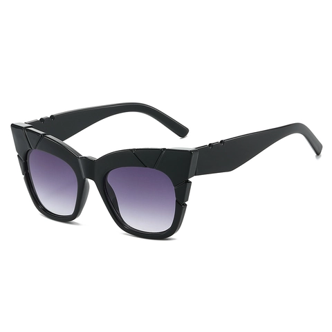 Occhiali Da Sole Geometrici Cat Eye Protezione UV400 Montatura In PC Lenti Sfumate Alla Moda Per Donna Uomo All Aperto