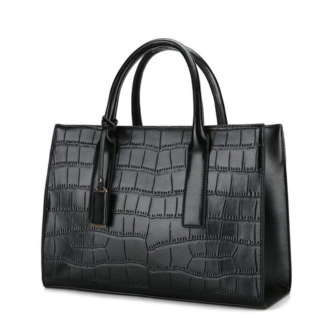 Große Kapazität Krokodilmuster Tote Bag Damen PU Leder Handtasche Mode Schultertasche Für Den Alltag