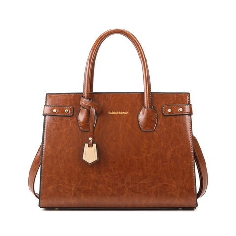 Borsa Tote da Donna in Pelle PU Vintage Grande Capacità Con Manico Tracolla Borchie Borsa a Tracolla per il Lavoro