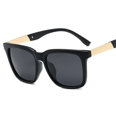 Occhiali Da Sole Polarizzati Quadrati Oversize Lenti TAC Protezione UV400 Montatura Metallo Plastica Moda All Aperto Per Unisex