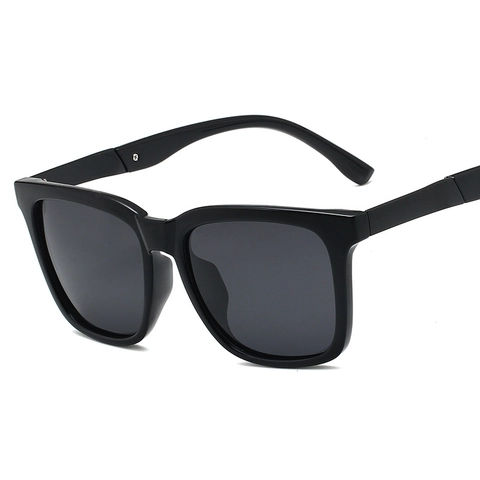 Occhiali Da Sole Polarizzati Quadrati Oversize Lenti TAC Protezione UV400 Montatura Metallo Plastica Moda All Aperto Per Unisex