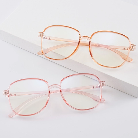 Occhiali Anti-Luce Blu Quadrati Oversize TR90 Montatura Completa Leggera Moda Montature Ottiche Per Donne Uomini