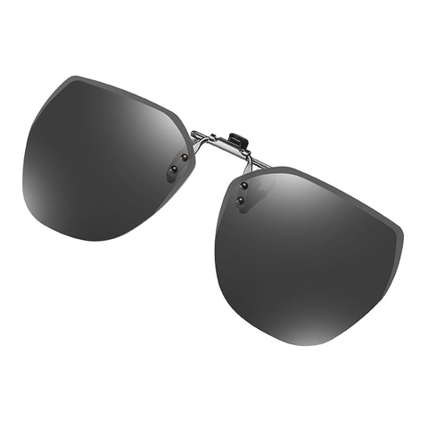 Clip-on Sunglasses Polarized Photochromic TAC Lenses UV400 Protection Ultra Light Flip Up Design For Prescription Glasses Driving