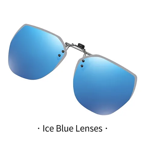 Clip-on Sunglasses Polarized Photochromic TAC Lenses UV400 Protection Ultra Light Flip Up Design For Prescription Glasses Driving