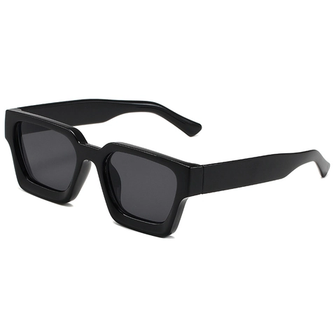 Retro Quadratische Sonnenbrille Dicker Rahmen UV400 Schutz PC Material Mode Brillen Für Herren Und Damen Outdoor