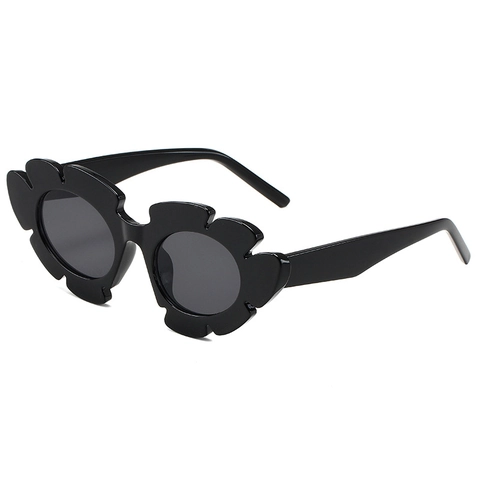 Occhiali Da Sole A Forma Di Girasole Colore Gelatina Montatura In PC Protezione UV400 Moda Festa Unisex