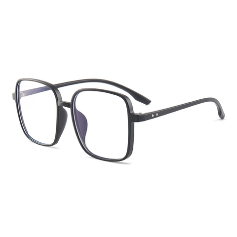 Montatura Per Occhiali Quadrati Retrò TR90 Anti Luce Blu Cornice Grande Leggeri Per Uomo Donna