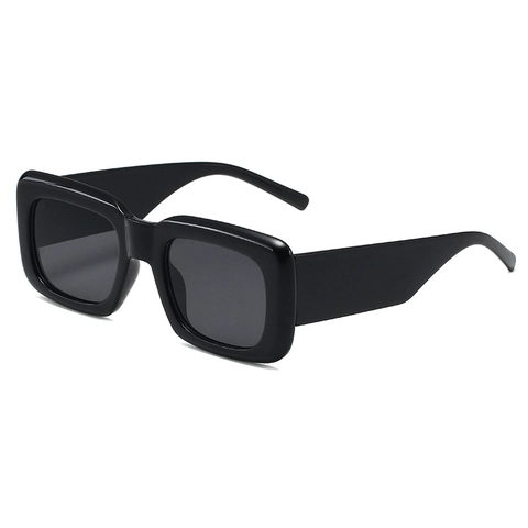 Lunettes De Soleil Carrées Pour Femmes Hommes Mode Rétro Branche Large Grand Cadre UV400 Lunettes De Protection Style Y2K