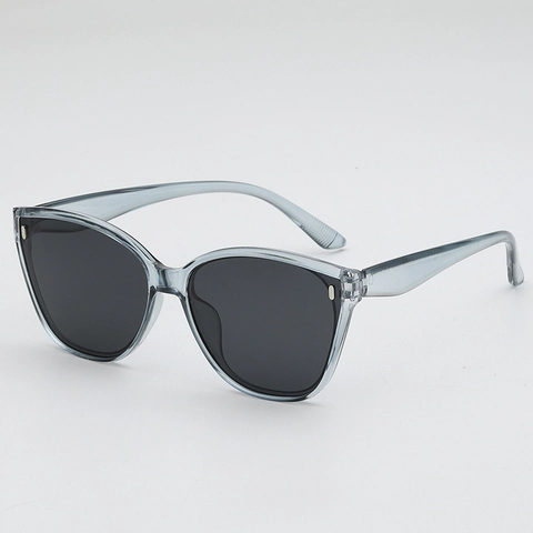 Cat-Eye-Sonnenbrille Übergroßer PC-Rahmen AC-Linse UV400-Schutz Retro Trendige Mode Outdoor-Reisebrille Für Herren Damen