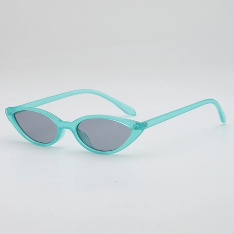 Gafas De Sol Cat Eye Retro Protección UV400 Montura Pequeña Lentes PC AC Para Mujeres Hombres Accesorio Moda Y2K