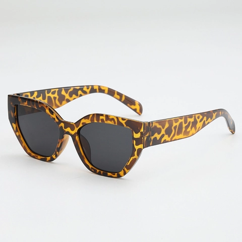 Retro Katzenaugen Sonnenbrille Großer PC Rahmen AC Linse UV400 Schutz Mode Streetwear Universal Brille