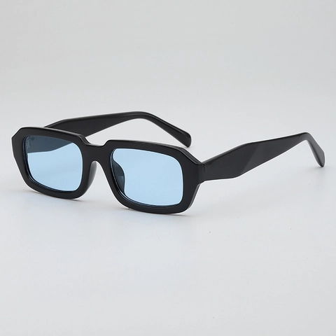Retro Rechteck Sonnenbrille PC Rahmen AC Linsen UV400 Schutz Ozean Gläser Mode Street Style Unisex Brillen
