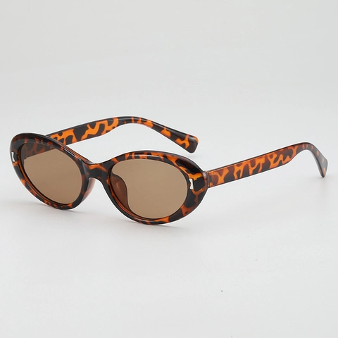 Occhiali Da Sole Retrò Cat Eye Protezione UV400 Montatura PC Lente AC Piccola Ovale Trendy Colore Gelatina Moda Outdoor