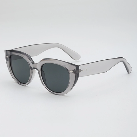 Occhiali Da Sole Occhio Di Gatto Di Moda Montatura Grande Vintage Protezione UV400 Lenti PC AC Per Donne Uomini Viaggio