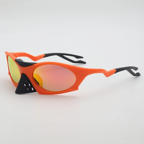 Gafas De Sol Deportivas Futuristas Polarizadas Protección UV400 Y2K Cyberpunk Montura PC Puente Nasal Ventilado Ciclismo