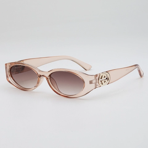 Lunettes De Soleil À Monture Ovale Protection UV400 Rétro Vintage Y2K Style Millénaire Petite Monture Mode Femmes Hommes