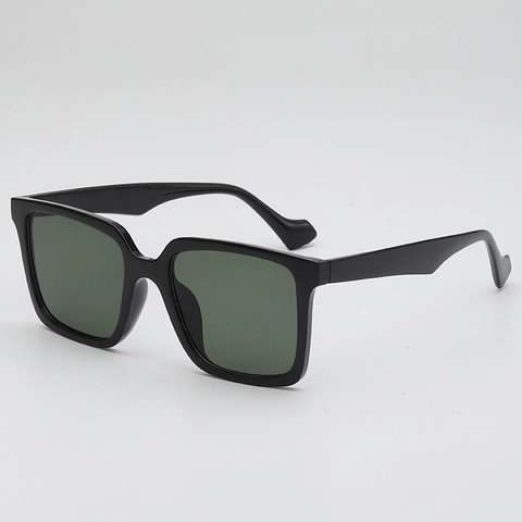 Retro Large Square Sunglasses UV400 Protection PC Frame AC Lens Fashion Outdoor Sunshade Eyewear For Men Women