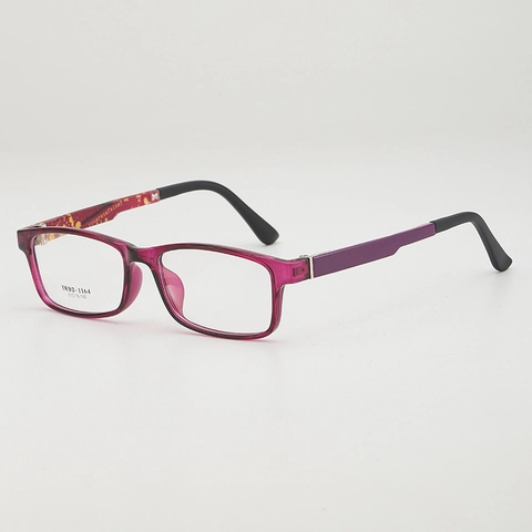 Montatura Per Occhiali Ottici Rettangolari TR90 Ultra Leggera Retro Specchio Piatto Per Uomini Donne Unisex Moda Business