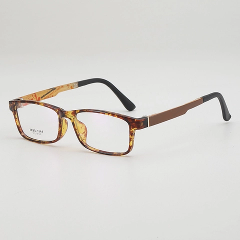 Montatura Per Occhiali Ottici Rettangolari TR90 Ultra Leggera Retro Specchio Piatto Per Uomini Donne Unisex Moda Business