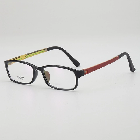 Montura Per Occhiali Quadrata TR90 Ultra Leggera Vintage Ottica Per Uomini Donne Lenti Trasparenti Comoda