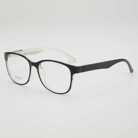 Lunettes Optiques À Monture Ronde Rétro TR90 Lentille AC Légère Lunettes De Mode Pour Hommes Femmes