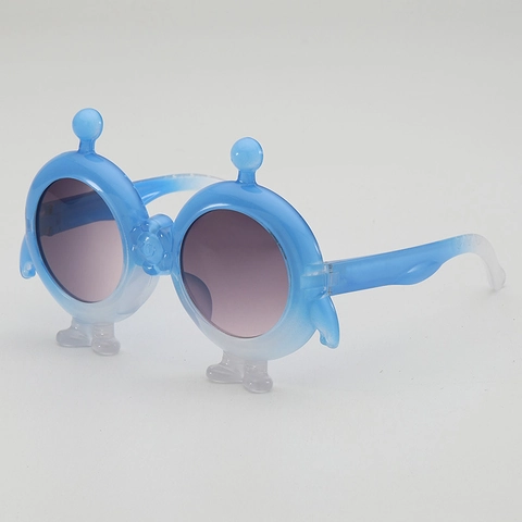 Gafas De Sol Infantiles Forma Dibujos Animados Monstruo Alienígena Montura PC Protección UV400 Color Degradado Fiesta
