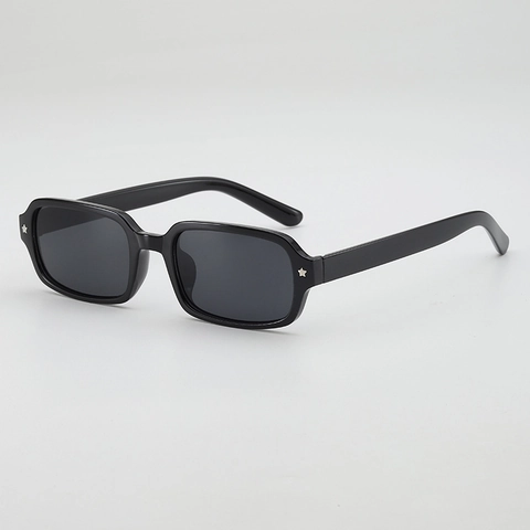 Occhiali Da Sole Quadrati Retro Con Dettaglio Stella In Metallo Protezione UV Moda All Aperto Per Uomini Donne