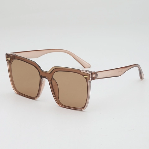 Oversized Square Sunglasses PC Frame AC Lens UV400 Protection Retro Vintage Fashion Travel Beach Sunshade Eyewear Unisex