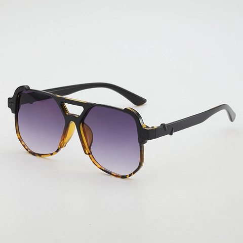 Occhiali Da Sole Aviator Retro Oversize Quadrati Doppio Ponte Montatura PC Protezione UV400 Moda Per Donne Uomini