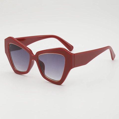 Occhiali Da Sole Cat Eye Oversize Montatura PC Lenti AC Protezione UV400 Vintage Alla Moda Per Uomini Donne