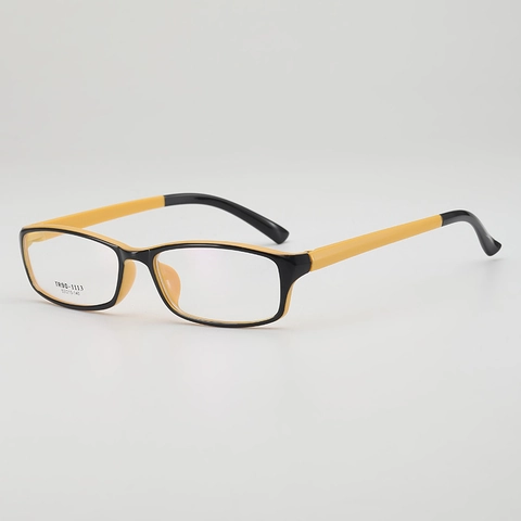 Montatura Per Occhiali Quadrata Retrò TR90 Ultra Leggera Unisex Lenti Neutre Occhiali Da Vista Stile Coreano Vintage