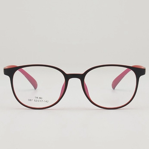 Vintage Round Optical Glasses Frame TR90 Ultra Light Comfortable Eyewear For Men Women