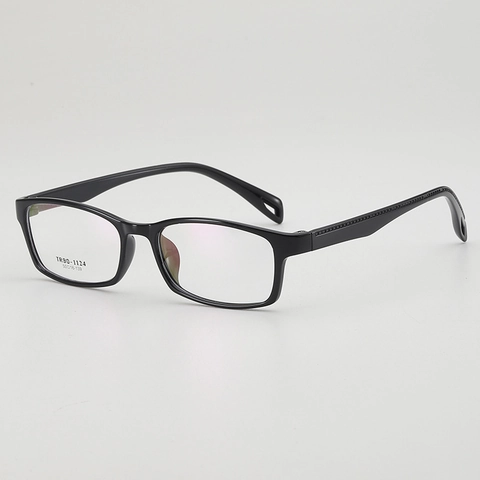 Montature Per Occhiali Da Vista Quadrati Rettangolari Retro TR90 Leggeri Lenti Piane Per Uomini Donne Stile Minimalista