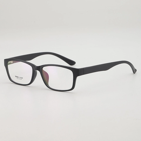 Vintage Square TR90 Eyeglasses Frame For Women Men Ultralight Comfortable Clear Lens Plain Glasses Korean Style Optical Frame
