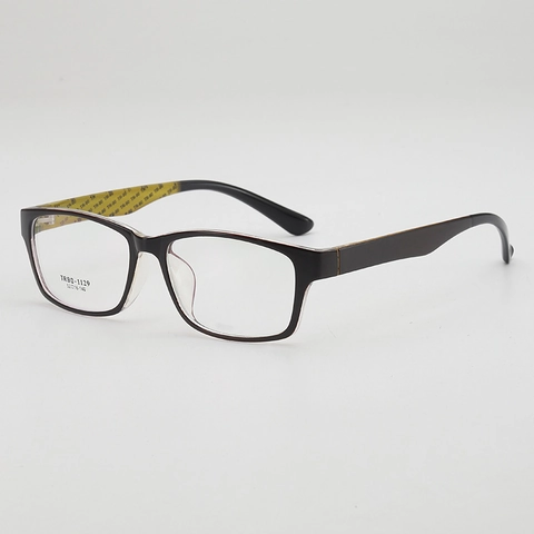Vintage Square TR90 Eyeglasses Frame For Women Men Ultralight Comfortable Clear Lens Plain Glasses Korean Style Optical Frame