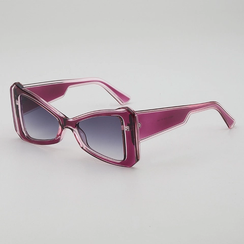 Dames Mode Vlinder Cat Eye Zonnebril UV400 PC Montuur AC Verloopglazen Trendy Outdoor Reizen Feest Bril