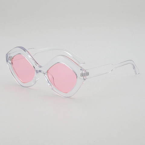 Fashion Irregular Geometric Big Frame Sunglasses For Men Women PC Frame AC Lens UV400 Y2K Punk Hip Hop Outdoor