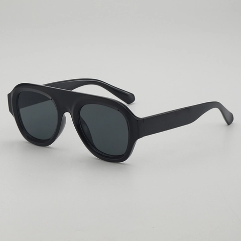 Occhiali Da Sole Aviatore Retro Con Montatura Grande In PC E Lenti In AC Moda Protezione UV Per Guida Viaggi