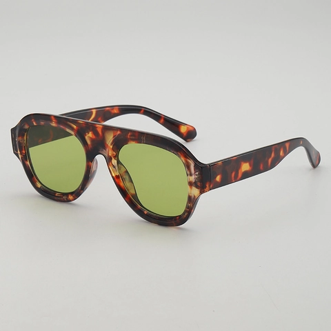 Occhiali Da Sole Aviatore Retro Con Montatura Grande In PC E Lenti In AC Moda Protezione UV Per Guida Viaggi