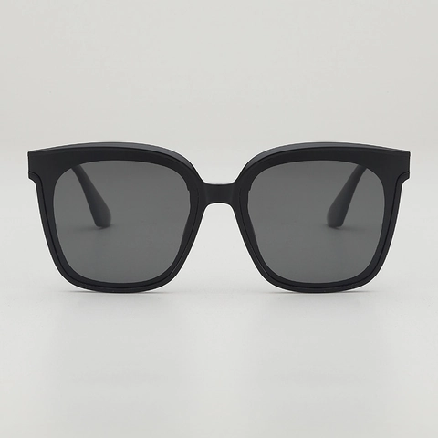 Gafas De Sol Cuadradas Protección UV400 Retro Vintage Montura De PC Negra Lente AC Gafas De Moda Para Hombres Mujeres Exterior
