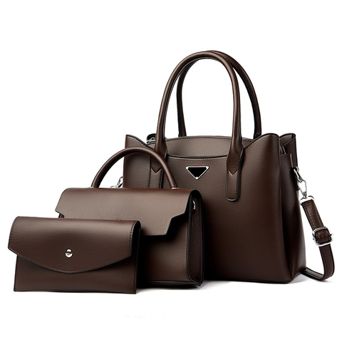Bolso De Mano Bolso De Hombro Y Cartera De Cuero PU Con Patron De Lichi Para Mujer Gran Capacidad Tote Urbano Simple Elegante