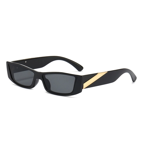 Vintage Small Square Sunglasses Retro Rectangular Fashion Eyewear UV400 Protection PC Frame Party For Women Men