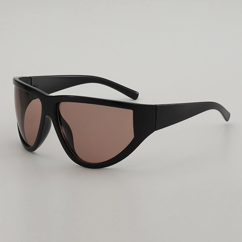 Retro Oversized Shield Sunglasses One Piece PC Frame AC Lens UV400 Protection Y2K Punk Futuristic Fashion Eyewear Unisex