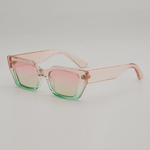 Retro Square Sunglasses PC Frame AC Lens UV400 Protection Gradient Fashion Eyewear For Men Women