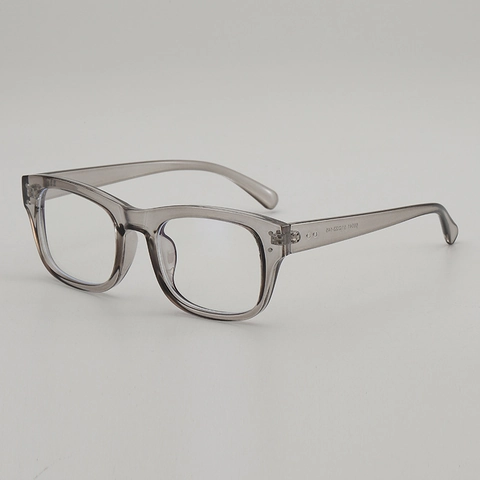 Men Women Retro Square Optical Glasses Frame Anti Blue Light PC Rivet Eyewear Vintage Fashion Plain Lens Eyeglasses