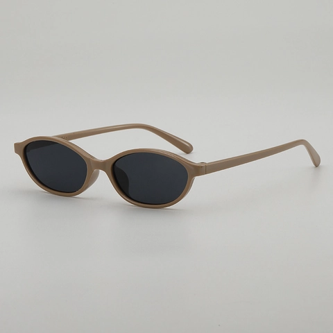 Lunettes De Soleil Ovales Rétro Monture PC Verres AC Protection UV400 Style Streetwear Hip Hop Pour Hommes Femmes