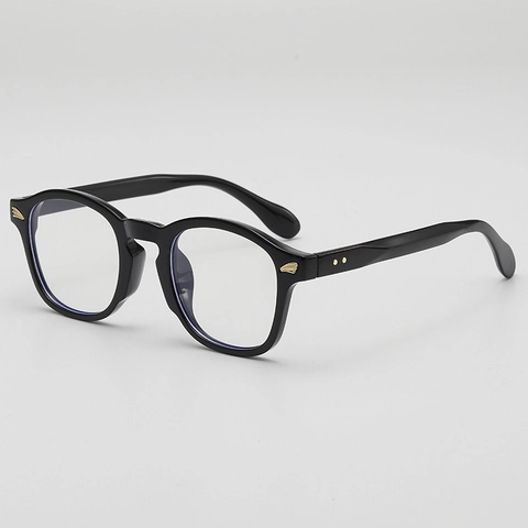 Vintage Retro Ronde Frame Bril Met Gouden Metalen Vleugel Decoratie Mode PC Heldere Bril Voor Vrouwen En Mannen