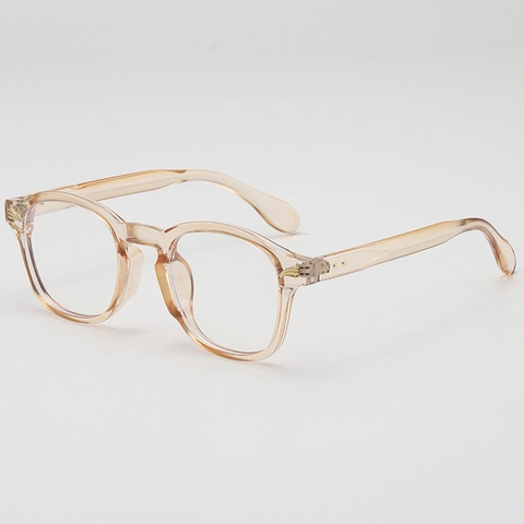 Vintage Retro Ronde Frame Bril Met Gouden Metalen Vleugel Decoratie Mode PC Heldere Bril Voor Vrouwen En Mannen